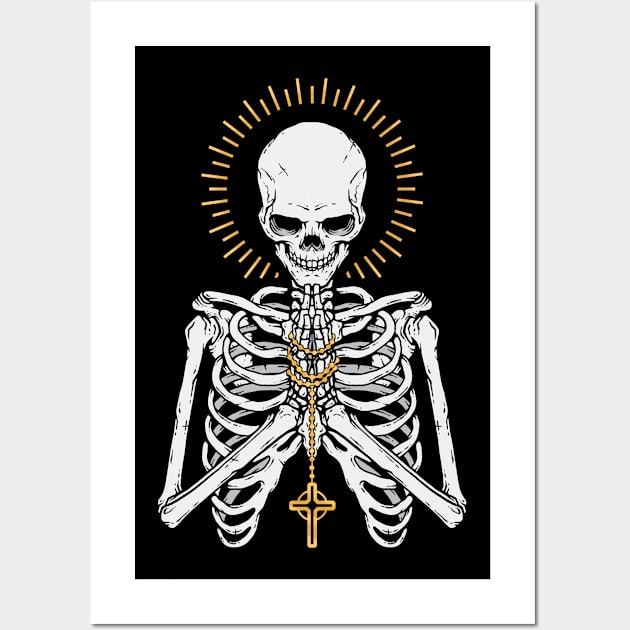 Pray for Death Wall Art by Deniart